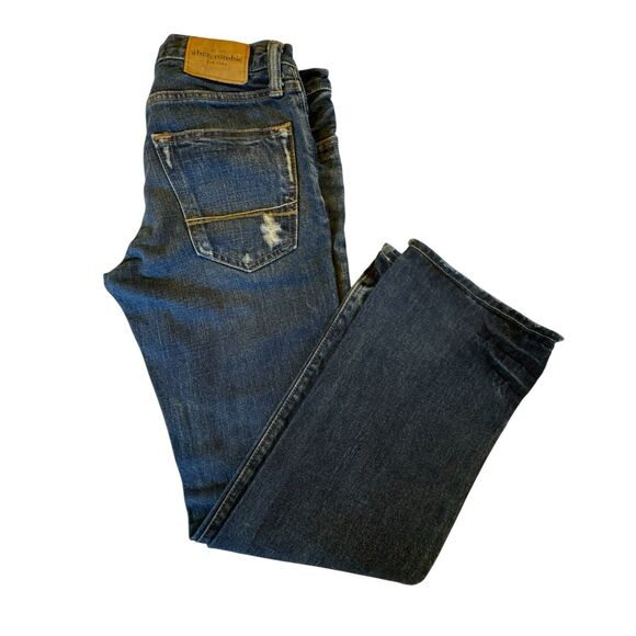 Abercrombie & Fitch Sz 12 Baxter Jeans Low Rise Bootcut Streetwear Western Y2K - Picture 14 of 16